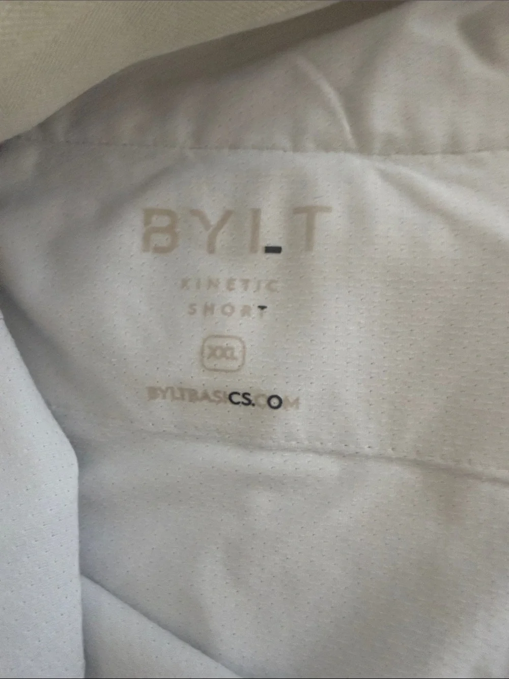 BYLT Basics White Men’s Flat Front Performance Shorts